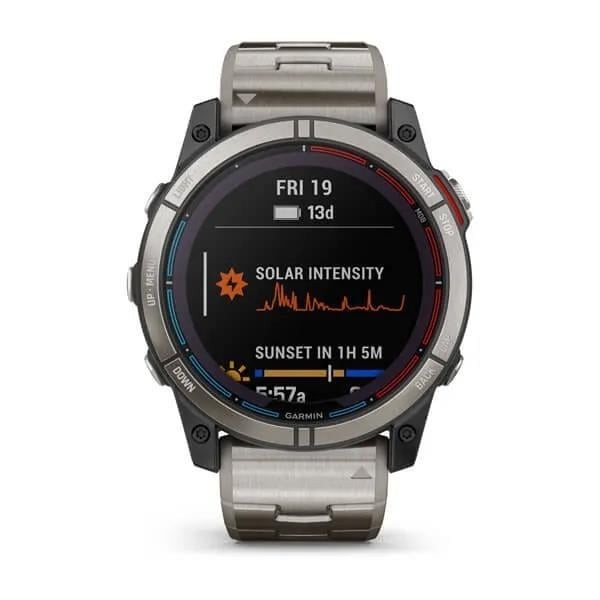 Garmin Quatix 7X Solar Titanyum Akıllı Saat