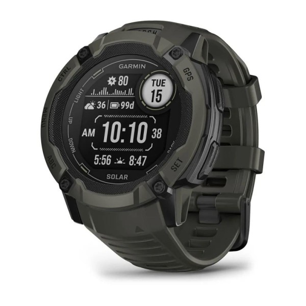 Garmin Instinct 2X Solar Yeşil Multisport Akıllı Saat