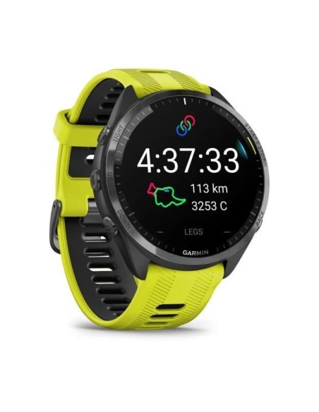 Garmin Forerunner 965 - Karbon Gri DLC Titanyum Sarı | Siyah