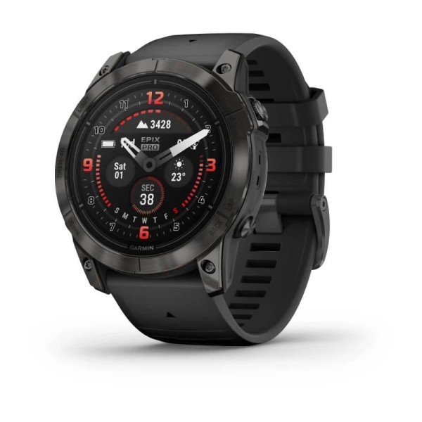 Garmin Epix Pro X Gen2 Sapphire - Karbon Gri DLC Titanyum