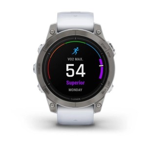 Garmin Epix Pro Gen2 Sapphire Titanyum Beyaz Kayış 2