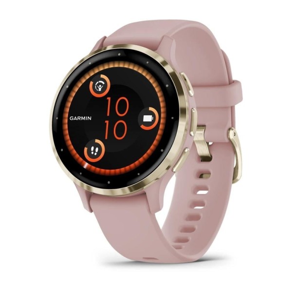 Garmin Venu 3S Soft Gold | Pembe Kayışlı