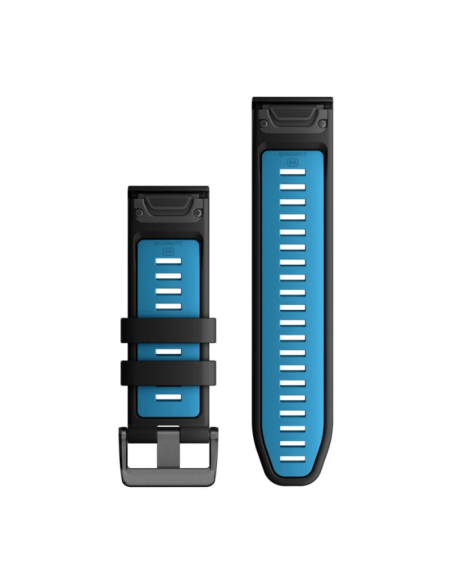 Garmin Quickfit 26 mm Yedek Kayış - Siyah Mavi
