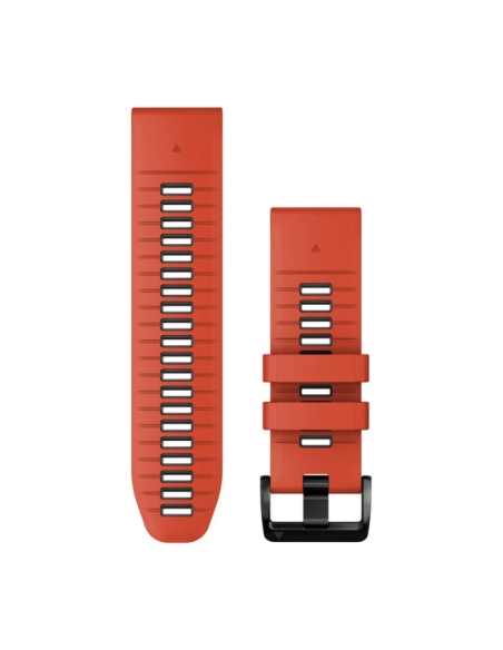 Garmin Quickfit 26 mm Yedek Kayış - Flame Red Graphite