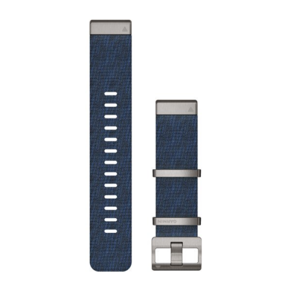 Garmin Quickfit 22 mm MARQ Yedek Kayış Siyah - Jacquard Desenli Indigo