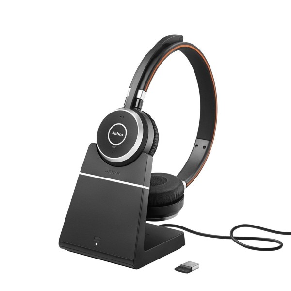 Jabra Evolve 65 Duo USB MS Kablosuz Kulak Üstü Kulaklık (Şarj Üniteli)