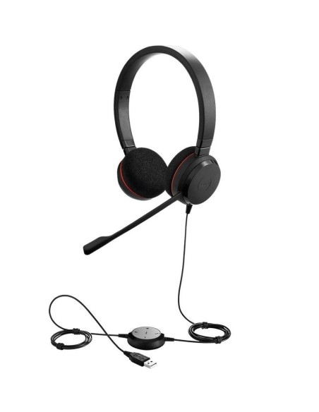 Jabra Evolve 20 Duo USB NC Mikrofonlu Kulak Üstü Kulaklık