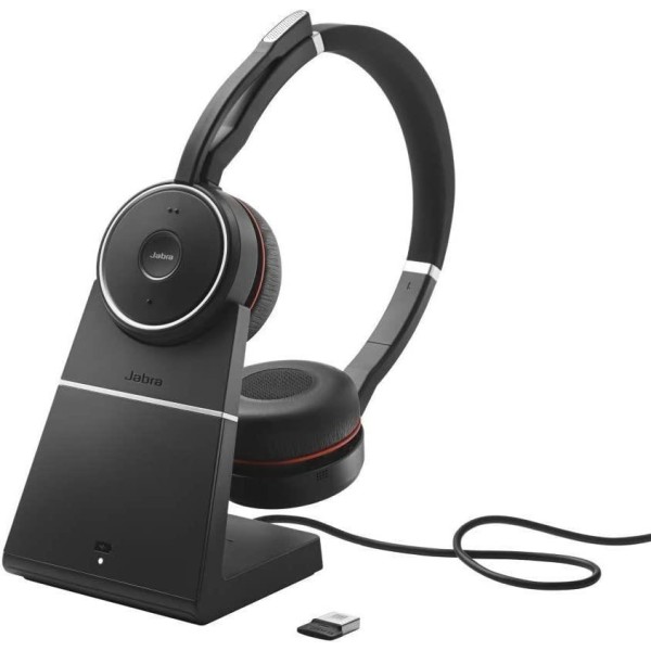 Jabra Evolve 75 Stereo Şarj Üniteli Kulaklık Seti (( Jabra Türkiye Garantili ))