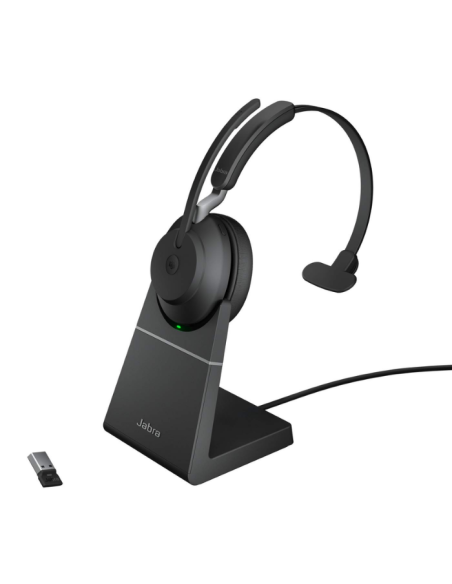 Jabra Evolve2 65 Mono Usb Ms Şarj Standlı Kablosuz Kulak Üstü Kulaklık