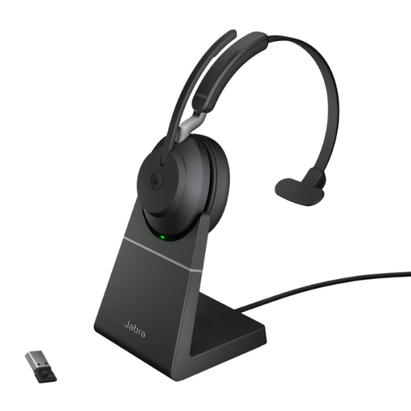 Jabra Evolve2 65 Mono Usb-C Ms Şarj Standlı Kablosuz Kulak Üstü Kulaklık