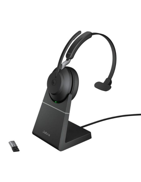 Jabra Evolve2 65 Mono Usb-C Şarj Standlı Kablosuz Kulak Üstü Kulaklık