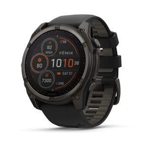 Garmin Fenix 8 – 51 mm Solar Sapphire Karbon Gri DLC...