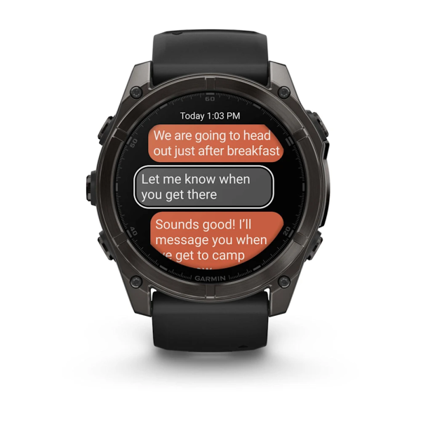Garmin Fenix 8 – 51 mm AMOLED Sapphire Karbon...