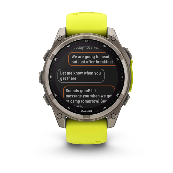 Garmin Fenix 8 - 47 mm Solar Sapphire Titanyum...