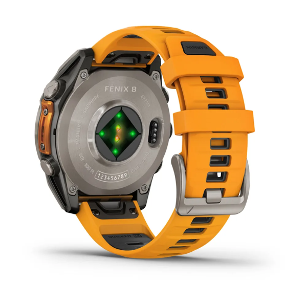 Garmin Fenix 8 – 47 mm AMOLED Sapphire Titanyum...