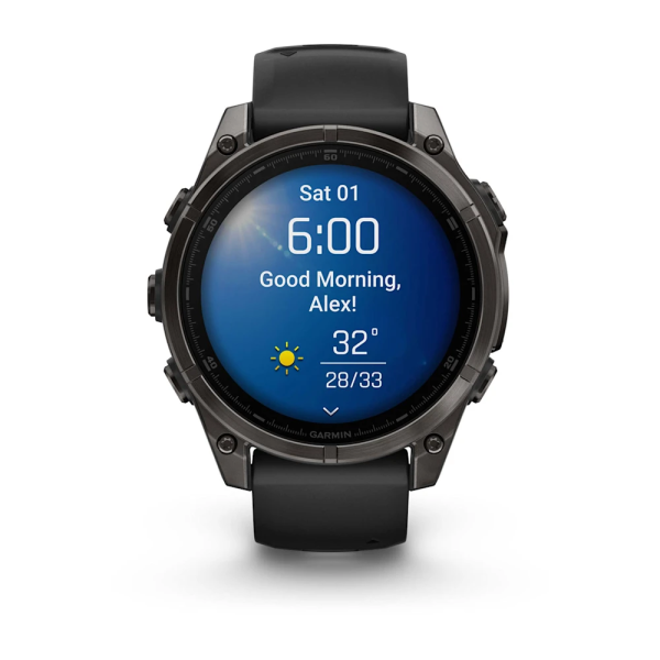 Garmin Fenix 8 – 47 mm, AMOLED Sapphire Karbon...