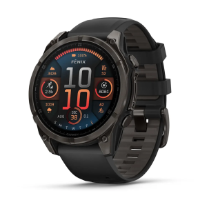 Garmin Fenix 8 – 47 mm, AMOLED Sapphire Karbon Gri DLC...
