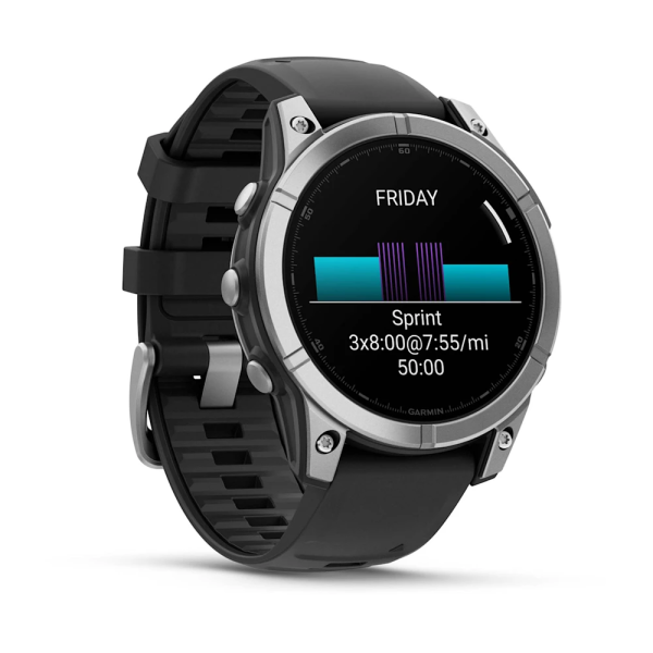 Garmin Fenix E – 47 mm AMOLED Paslanmaz Çelik...