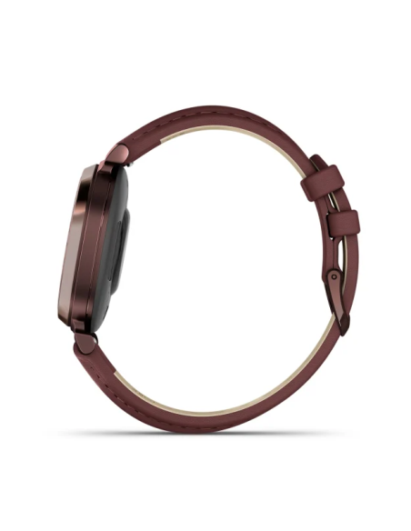 Garmin Lily 2 Koyu Bronz Deri Kayışlı