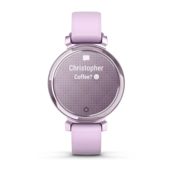 Garmin Lily 2 Metalik Lila Lila Silikon Kayışlı