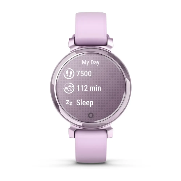 Garmin Lily 2 Metalik Lila Lila Silikon Kayışlı