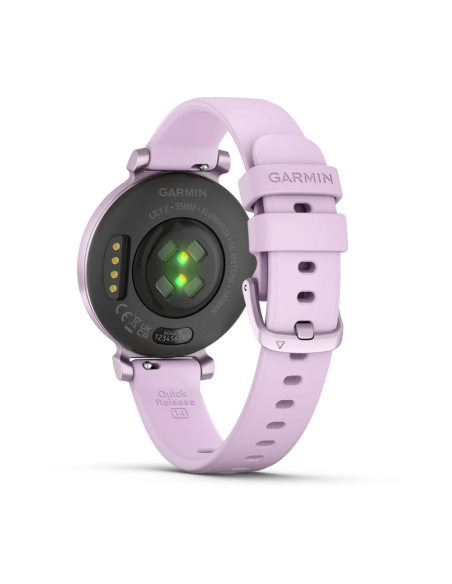 Garmin Lily 2 Metalik Lila Lila Silikon Kayışlı