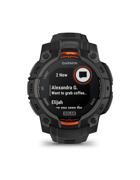 Garmin Instinct 3 – 45 mm, Solar Siyah