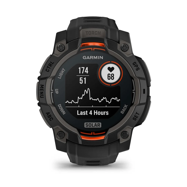 Garmin Instinct 3 – 45 mm, Solar Siyah