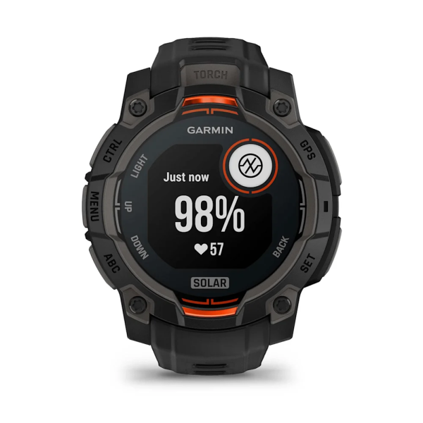 Garmin Instinct 3 – 45 mm, Solar Siyah