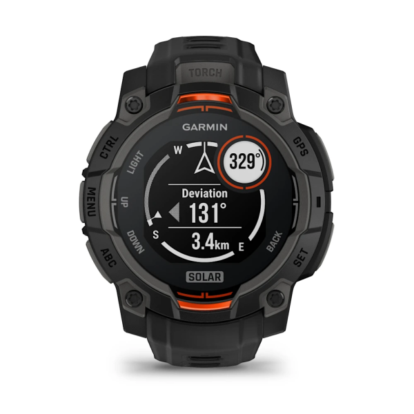 Garmin Instinct 3 – 45 mm, Solar Siyah