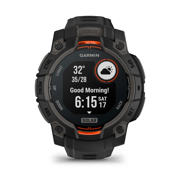 Garmin Instinct 3 – 45 mm, Solar Siyah