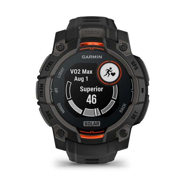 Garmin Instinct 3 – 45 mm, Solar Siyah