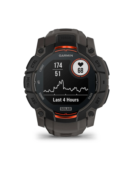 Garmin Instinct 3 – 50 mm, Solar Kömür Siyahı