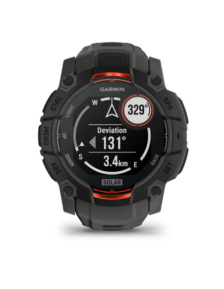 Garmin Instinct 3 – 50 mm, Solar Kömür Siyahı