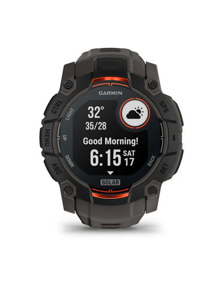 Garmin Instinct 3 – 50 mm, Solar Kömür Siyahı