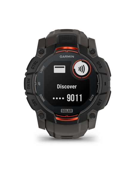 Garmin Instinct 3 – 50 mm, Solar Kömür Siyahı