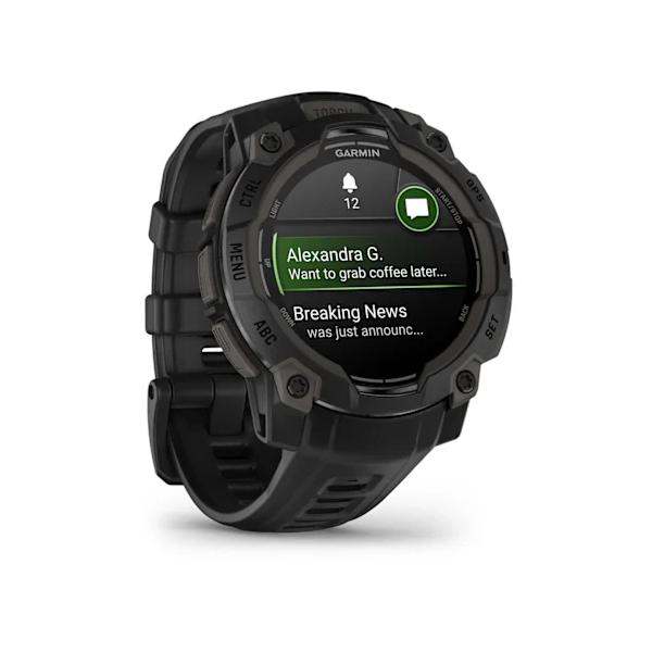 Garmin Instinct 3 – 45 mm AMOLED Siyah Silikon...
