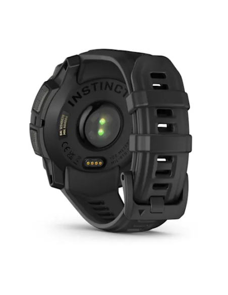 Garmin Instinct 3 – 45 mm AMOLED Siyah Silikon Kayışlı