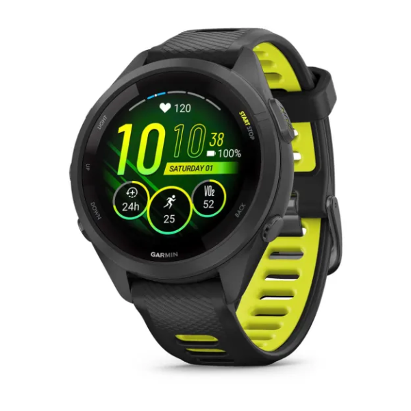 Garmin Forerunner 265S Siyah | Sarı