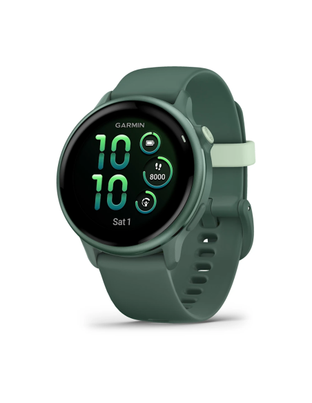 Garmin Vivoactive 6 Metalik Jasper Yeşili
