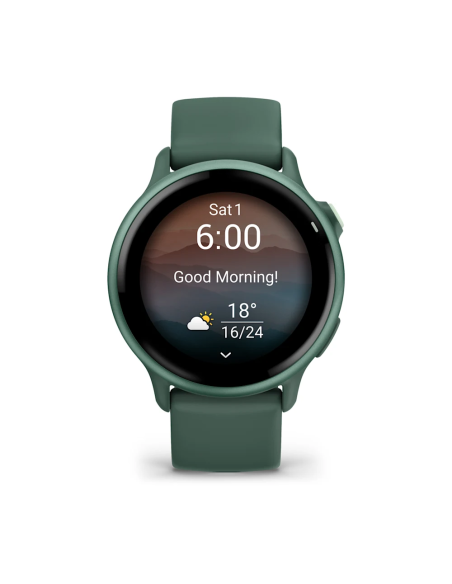 Garmin Vivoactive 6 Metalik Jasper Yeşili