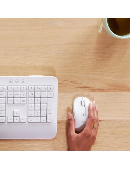 Logitech Signature MK650 Kurumsal Klavye ve Mouse Seti- Beyaz