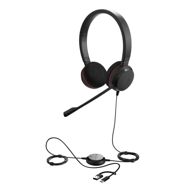 Jabra Evolve 20 Duo USB-C/A MS Mikrofonlu Kulak...