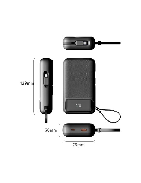 LinkTech WP28 Premium 20000 Mah 15W Kablosuz Şarj Powerbank