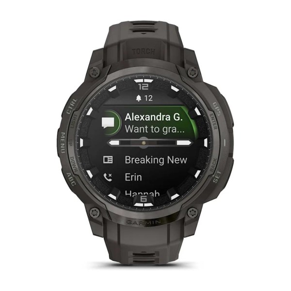 Garmin Instinct Crossover AMOLED Kömür Siyahı