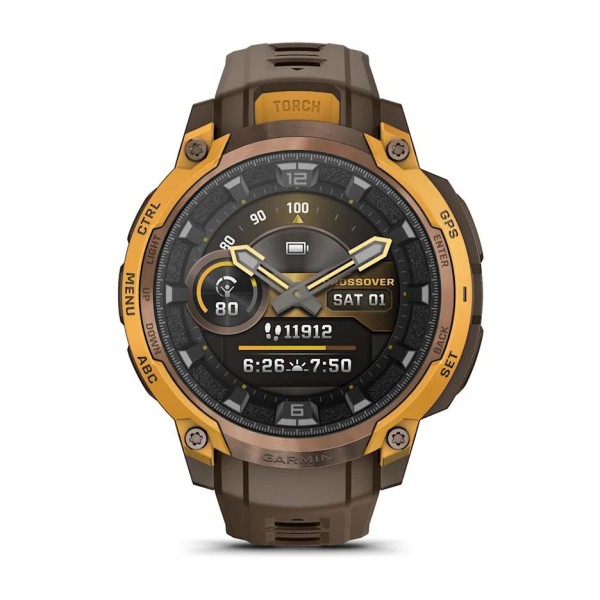 Garmin Instinct Crossover AMOLED Bronz