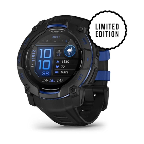 Garmin Instinct 3 - 50 mm AMOLED Siyah Mavi