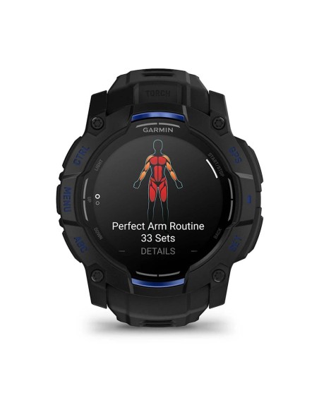 Garmin Instinct 3 - 50 mm AMOLED Siyah Mavi