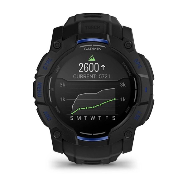 Garmin Instinct 3 - 50 mm AMOLED Siyah Mavi