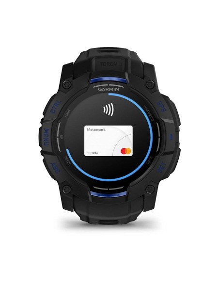Garmin Instinct 3 - 50 mm AMOLED Siyah Mavi